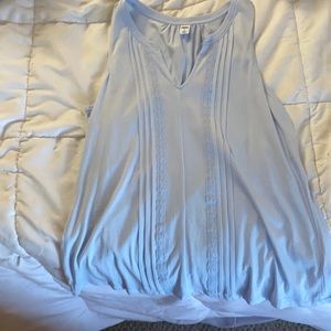 Never worn light blue old navy blouse